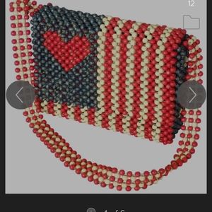 Playboy 1960 shoulder bag Americana flag purse vintage